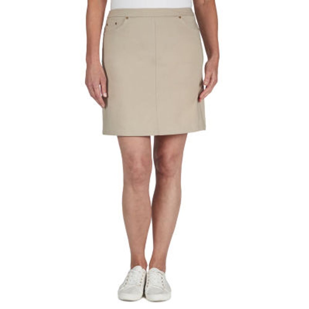 Hearts Of Palm Womens Mid Rise Skort