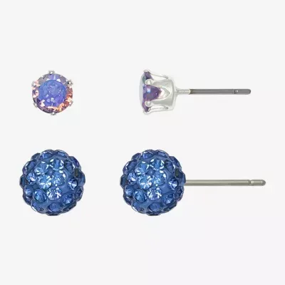 Mixit Hypoallergenic Pair Earring Set