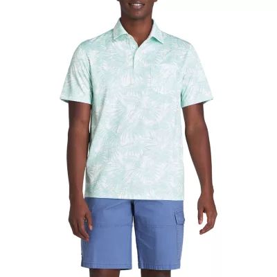IZOD Mens Classic Fit Short Sleeve Pocket Polo Shirt