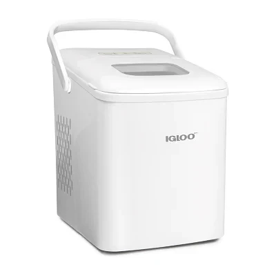 Igloo 26 Lb Self Cleaning Ice Maker with Carrying Handle