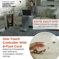 Sharper Image Calming Cozy Massaging Heat Wrap