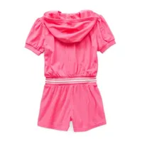 Juicy By Juicy Couture Little & Big Girls Short Sleeve Romper