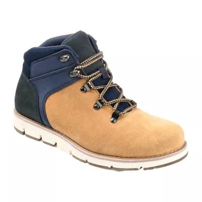 Territory Mens Boulder Flat Heel Lace-Up Boots