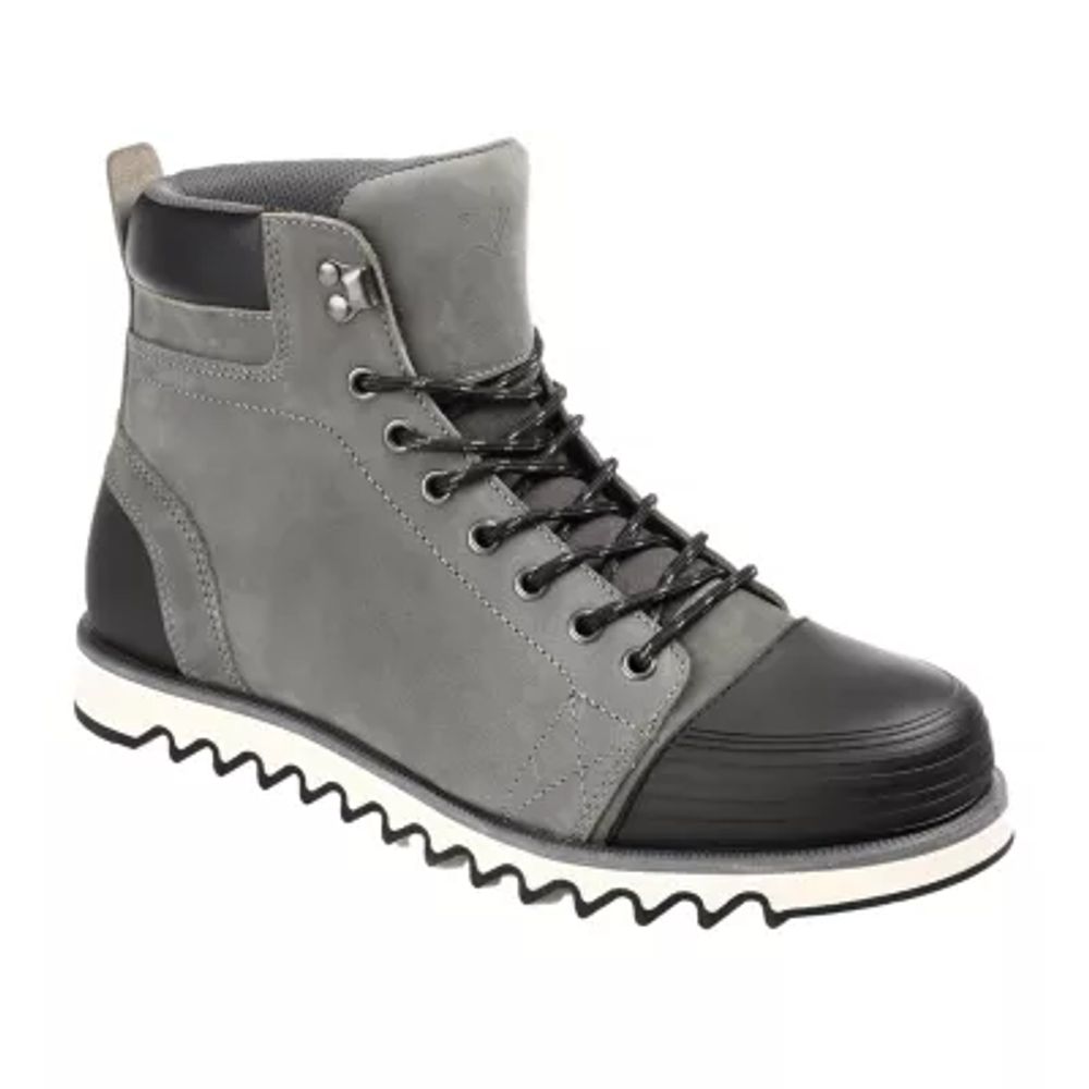 Territory Mens Altitude Flat Heel Lace-Up Boots