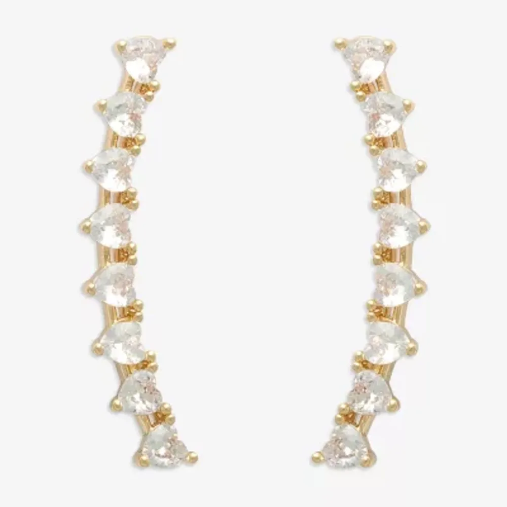 Mixit Hypoallergenic Cubic Zirconia Ear Climbers