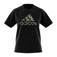 adidas Womens Crew Neck Short Sleeve T-Shirt