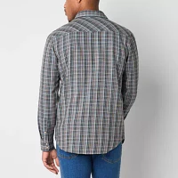 mutual weave Mens Long Sleeve Western Shirt