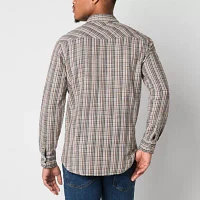 mutual weave Mens Long Sleeve Western Shirt