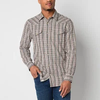 mutual weave Mens Long Sleeve Western Shirt