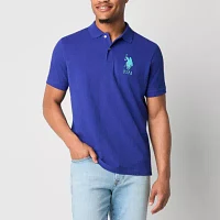 U.S. Polo Assn. Big Pony Pique Mens Regular Fit Short Sleeve Shirt