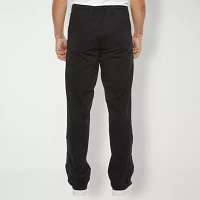 St. John's Bay Seated Chino Mens Adjustable Features Easy-on + Easy-off Adaptive Regular Fit Flat Front Pant