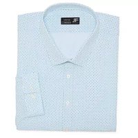 J. Ferrar Mens Big & Tall Regular Fit Easy Care Stretch Fabric Long Sleeve Dress Shirt