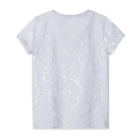 PUMA Big Girls Crew Neck Short Sleeve Graphic T-Shirt