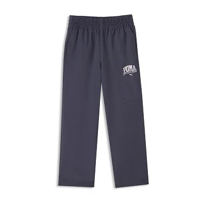 PUMA Big Girls Wide Leg Pull-On Pants