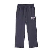 PUMA Big Girls Wide Leg Pull-On Pants
