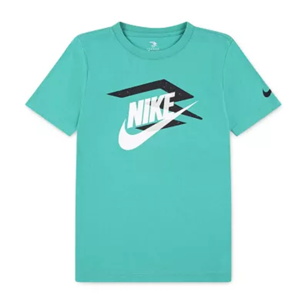Nike 3BRAND by Russell Wilson Big Boys Crew Neck Short Sleeve Graphic T-Shirt