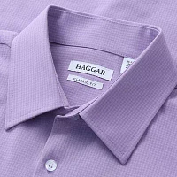 Haggar Mens Classic Fit Long Sleeve Dress Shirt