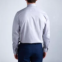 Haggar Mens Slim Fit Long Sleeve Dress Shirt