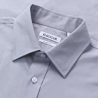 Haggar Mens Slim Fit Long Sleeve Dress Shirt