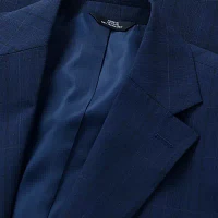 Haggar Prince Of Wales Mens Plaid Stretch Fabric Classic Fit Suit Jacket
