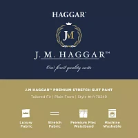 Haggar Twill Mens Stretch Fabric Flat Front Suit Pant