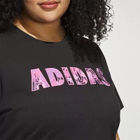 adidas Water Camo Graphic Tee (Plus Size)