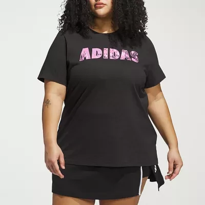 adidas Water Camo Graphic Tee (Plus Size)