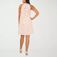 Sam And Jess Womens Sleeveless Floral Shift Dress