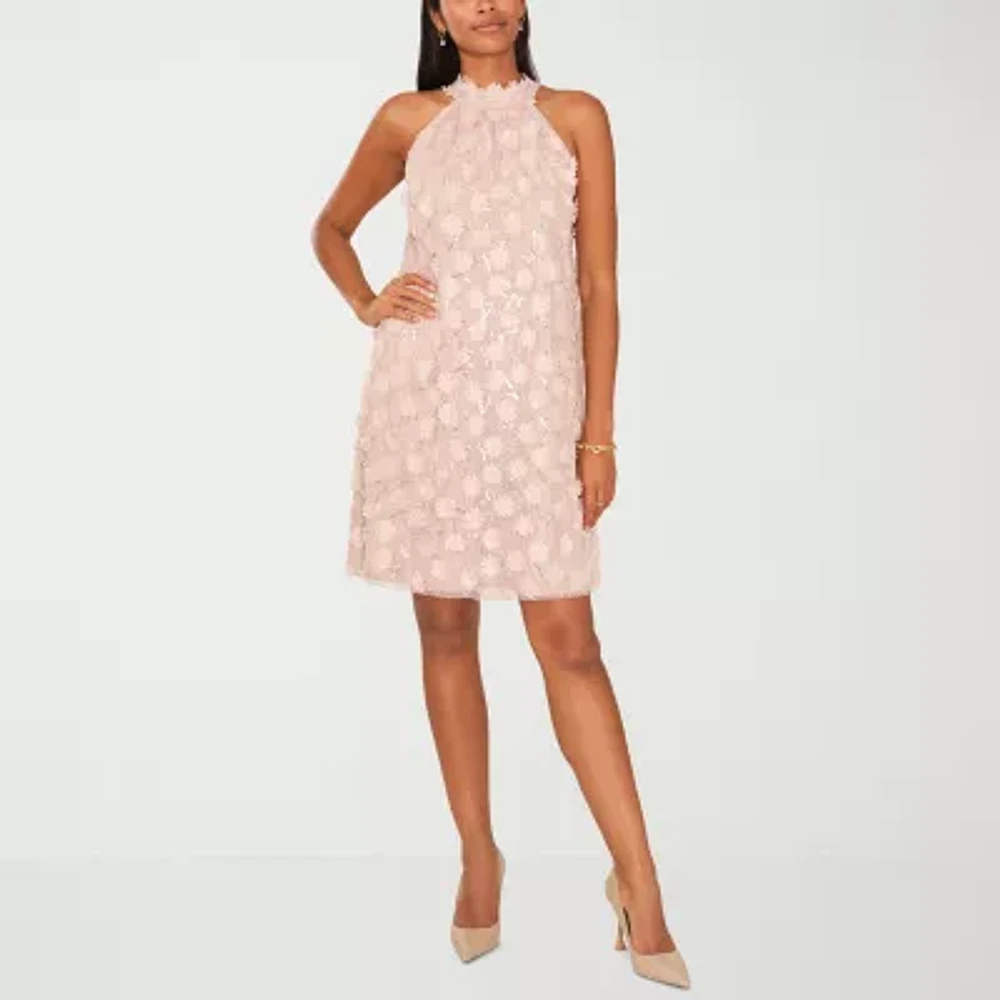 Sam And Jess Womens Sleeveless Floral Shift Dress