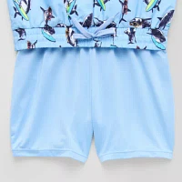 Thereabouts Little & Big Boys Shark Above The Knee Swim Trunks
