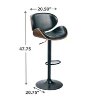 Signature Design by Ashley® Bellatier Upholstered Adjustable Height Barstool