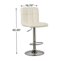 Signature Design by Ashley® Bellatier Set of 2 Upholstered Adjustable Height Barstools