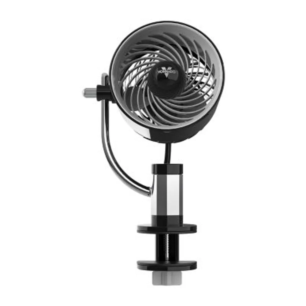 Vornado PIVOTC Personal Air Circulator Fan with Multi-Surface Clip, Black