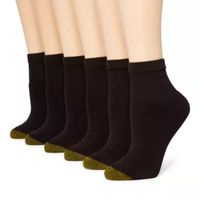 Gold Toe Sport 6 Pair Quarter Socks Womens