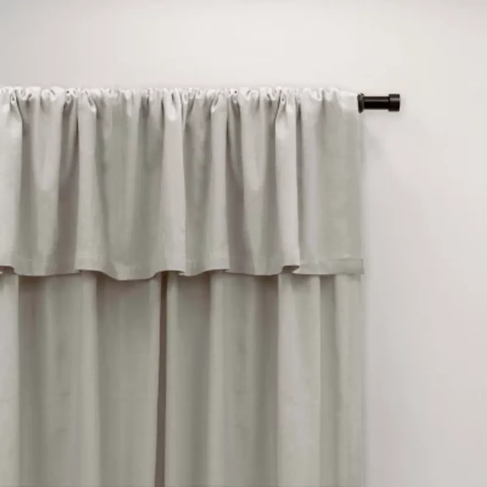 Mercantile Drop Cloth Light-Filtering Rod Pocket Set of 2 Curtain Panel