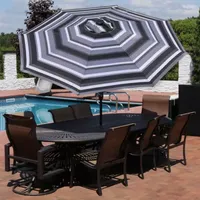 Sunnydaze® 9-Foot Patio Umbrella with Push Button Tilt