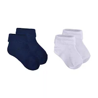 Olivia & Joy Girls 4 Pair Turncuff Socks