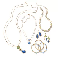 a.n.a Gold Tone Linear Womens Zinc Pendant Necklaces