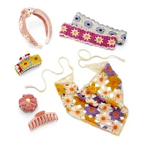 Arizona Floral Crochet 2-pc. Womens Headband