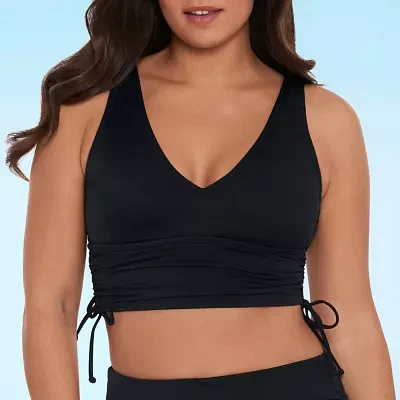 S3 Swim Adjustable Straps Animal Bralette Bikini Swimsuit Top