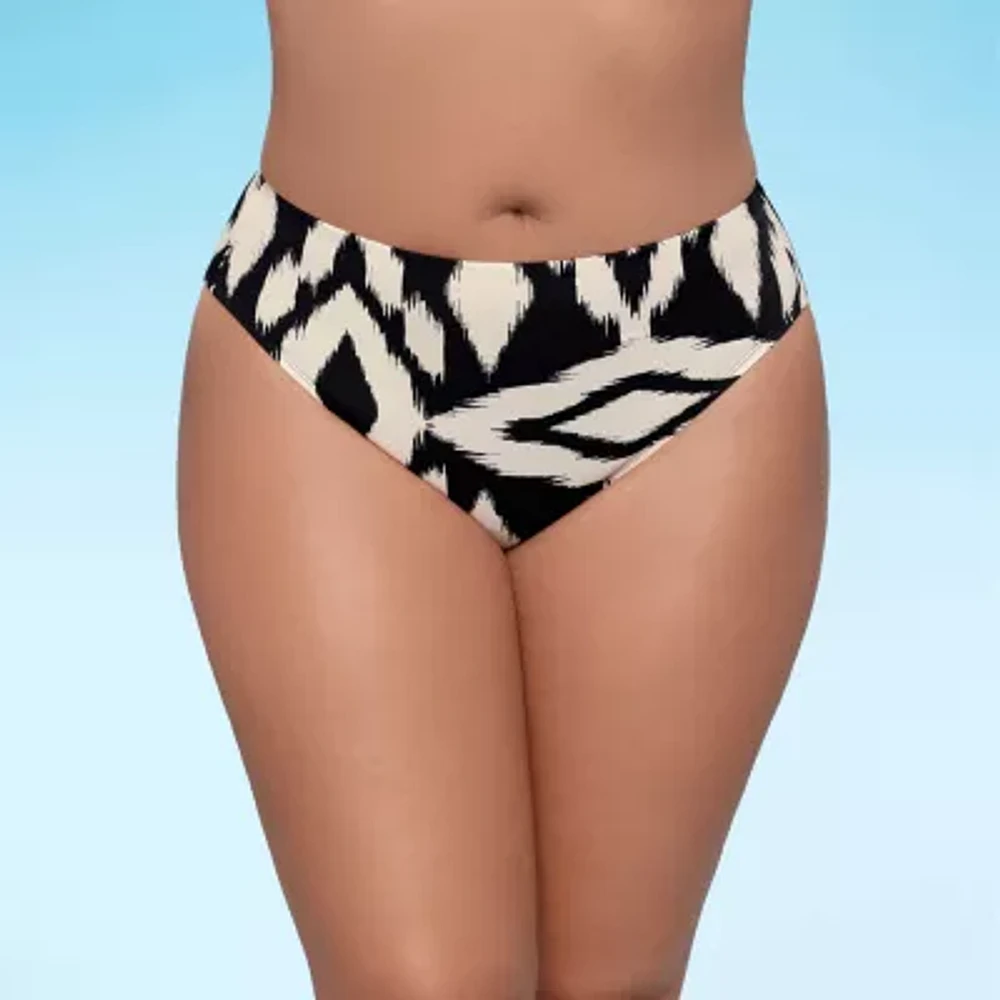 S3 Swim Lined Floral Hipster Bikini Swimsuit Bottom