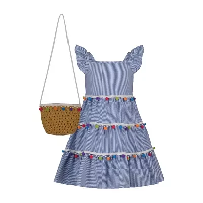 Blueberi Boulevard Toddler Girls Sleeveless Sundress