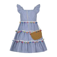 Blueberi Boulevard Toddler Girls Sleeveless Sundress