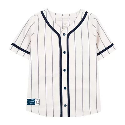 Carter's Little & Big Boys Short Sleeve Button-Down Shirt