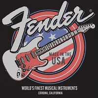 Little & Big Boys Fender Americana Crew Neck Short Sleeve Graphic T-Shirt