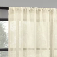 Indigo Road by Egypt Sherrod Nahla 100% Cotton Rod Pocket Sheer Single Curtain Panel