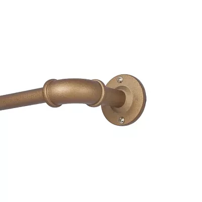 Sun Zero Room Darkening Bronn Industrial 3/4 Curtain Rod