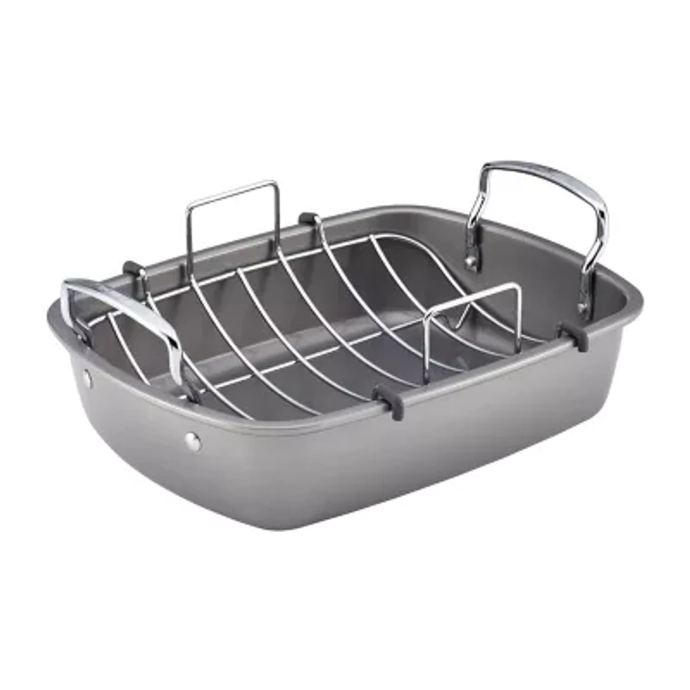Circulon® Nonstick 17"x13" Roasting Pan with Rack