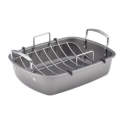 Circulon® Nonstick 17"x13" Roasting Pan with Rack