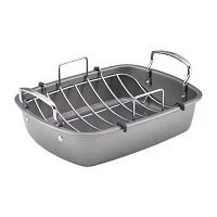 Circulon® Nonstick 17"x13" Roasting Pan with Rack